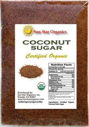 Bulk organic coconut sugar for food manufacturers