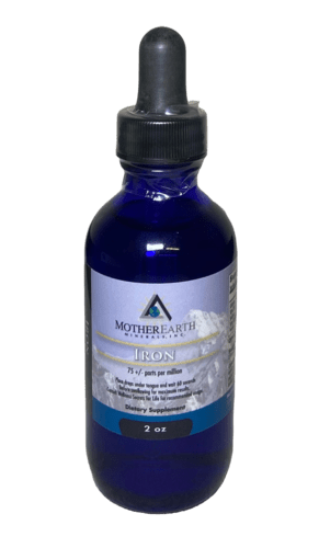 Mother Earth Minerals iron for optimal red blood cell production