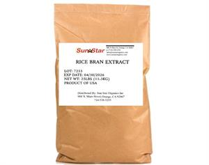 Sun Star Organics Rice Bran Solubles