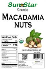 macadamia organic raw nuts